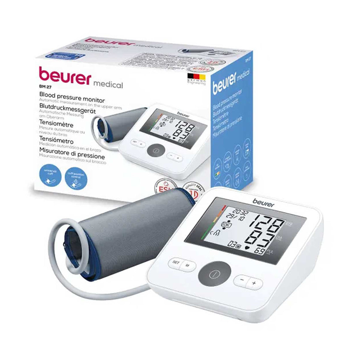 Beurer Upper Arm Blood Pressure Monitor - BM 27