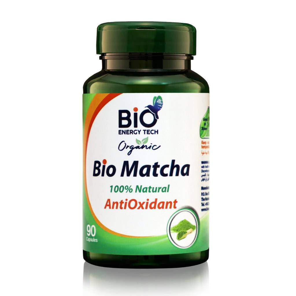 Bio Energy Bio Matcha Organic Green Tea Powder Antioxidant and Weight Management Supplement 90 Capsules Halal Certified