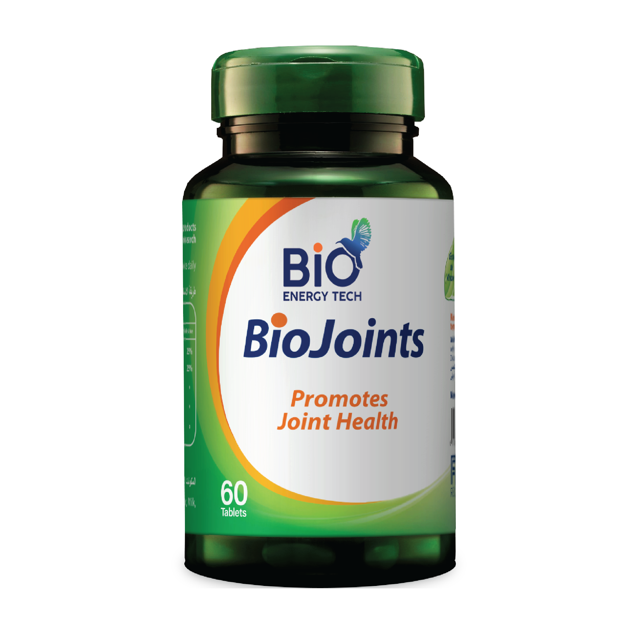 Bio Energy Bio Joints Glucosamine Chondroitin MSM Collagen Hyaluronic Acid Joint Mobility Support 60 Tablets Halal Certified Supplement