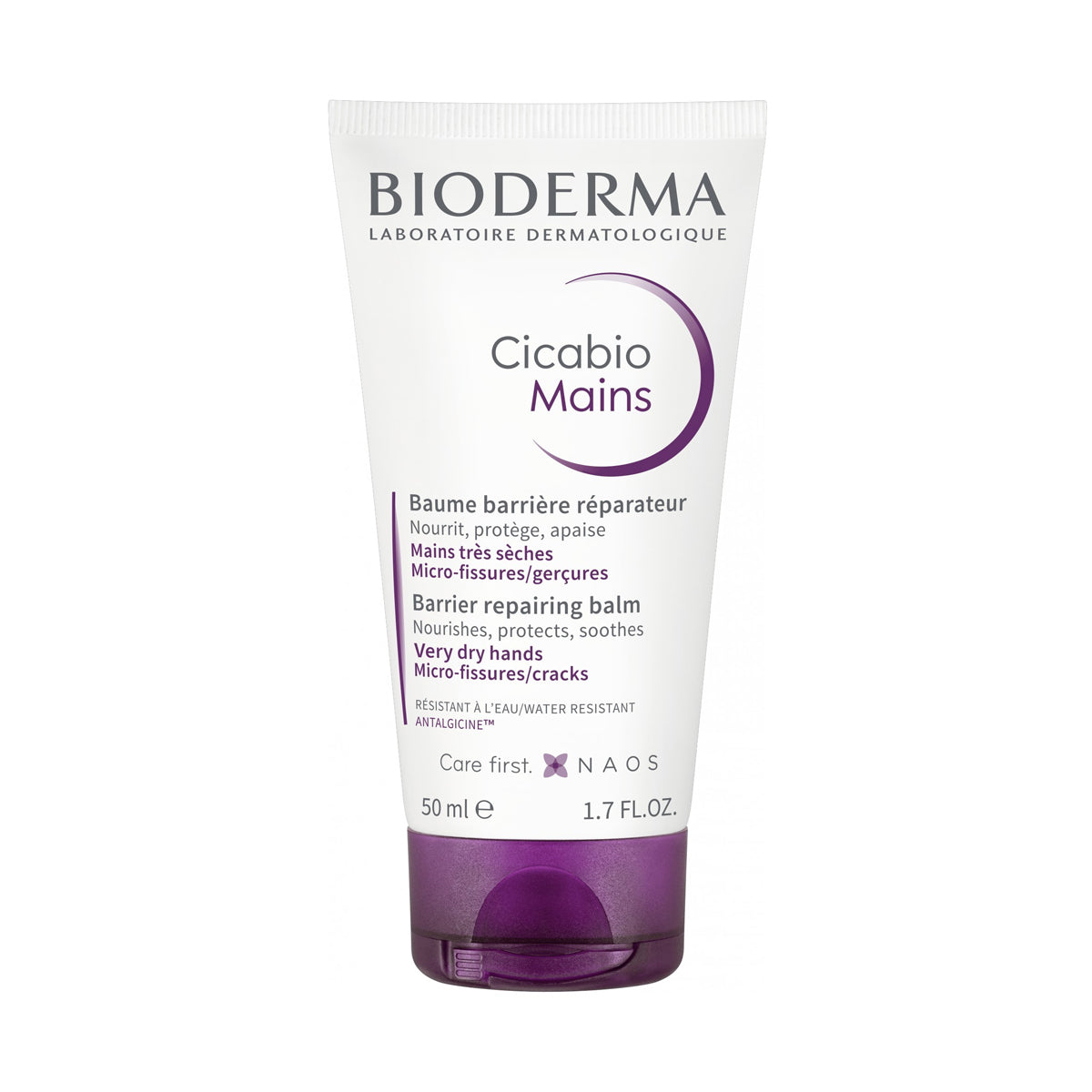 Bioderma Cicabio Mains 50ml repairing hand cream dry damaged skin hydration Health Boutique