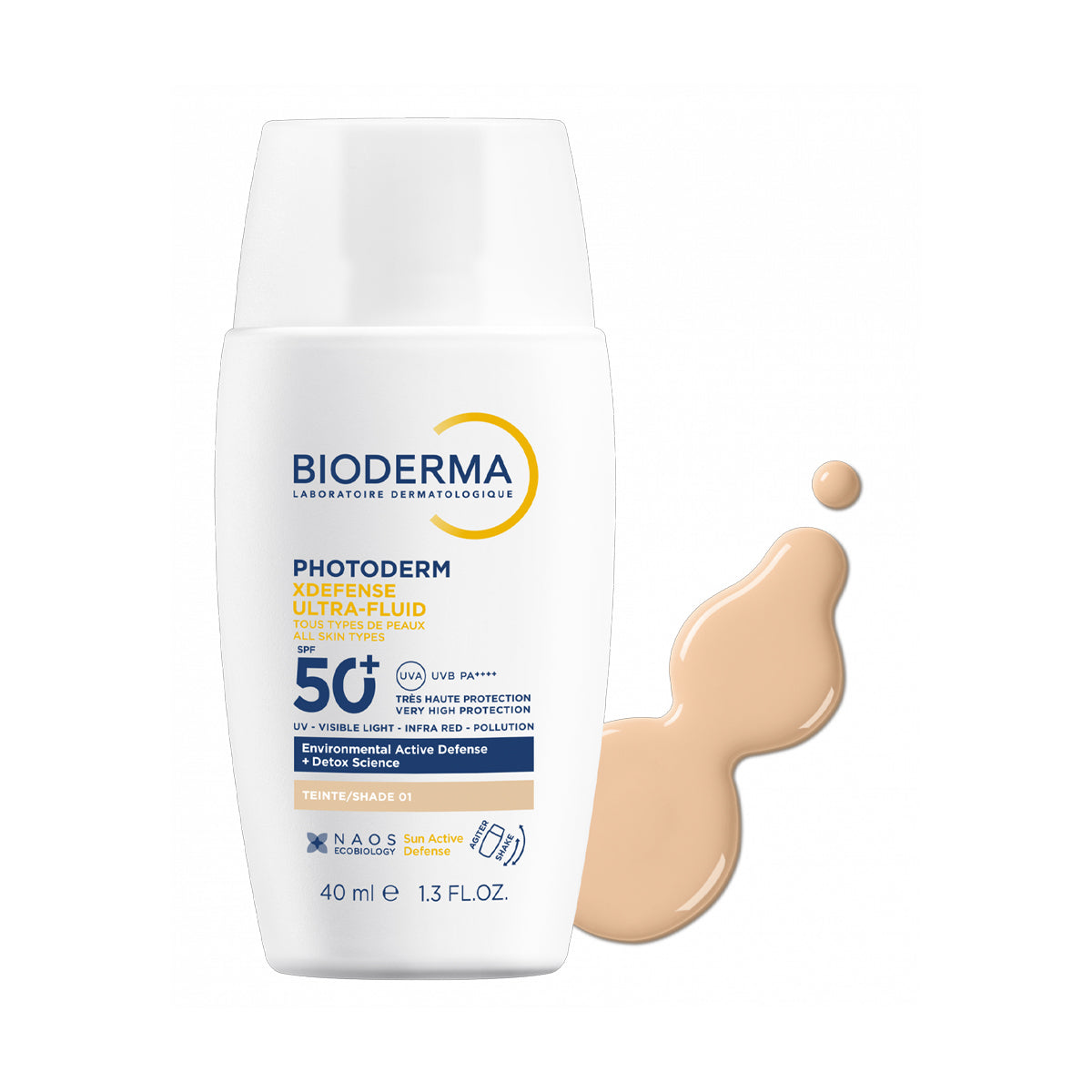 Bioderma Photoderm Xdefense SPF50+ tinted sunscreen shade 01 ultra fluid face sun protection Health Boutique