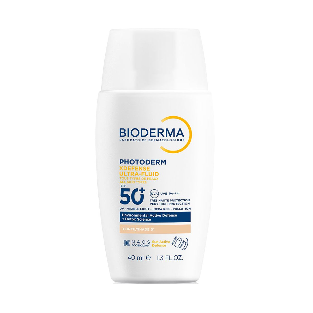 Bioderma Photoderm Xdefense SPF50+ tinted sunscreen shade 01 ultra fluid face sun protection Health Boutique