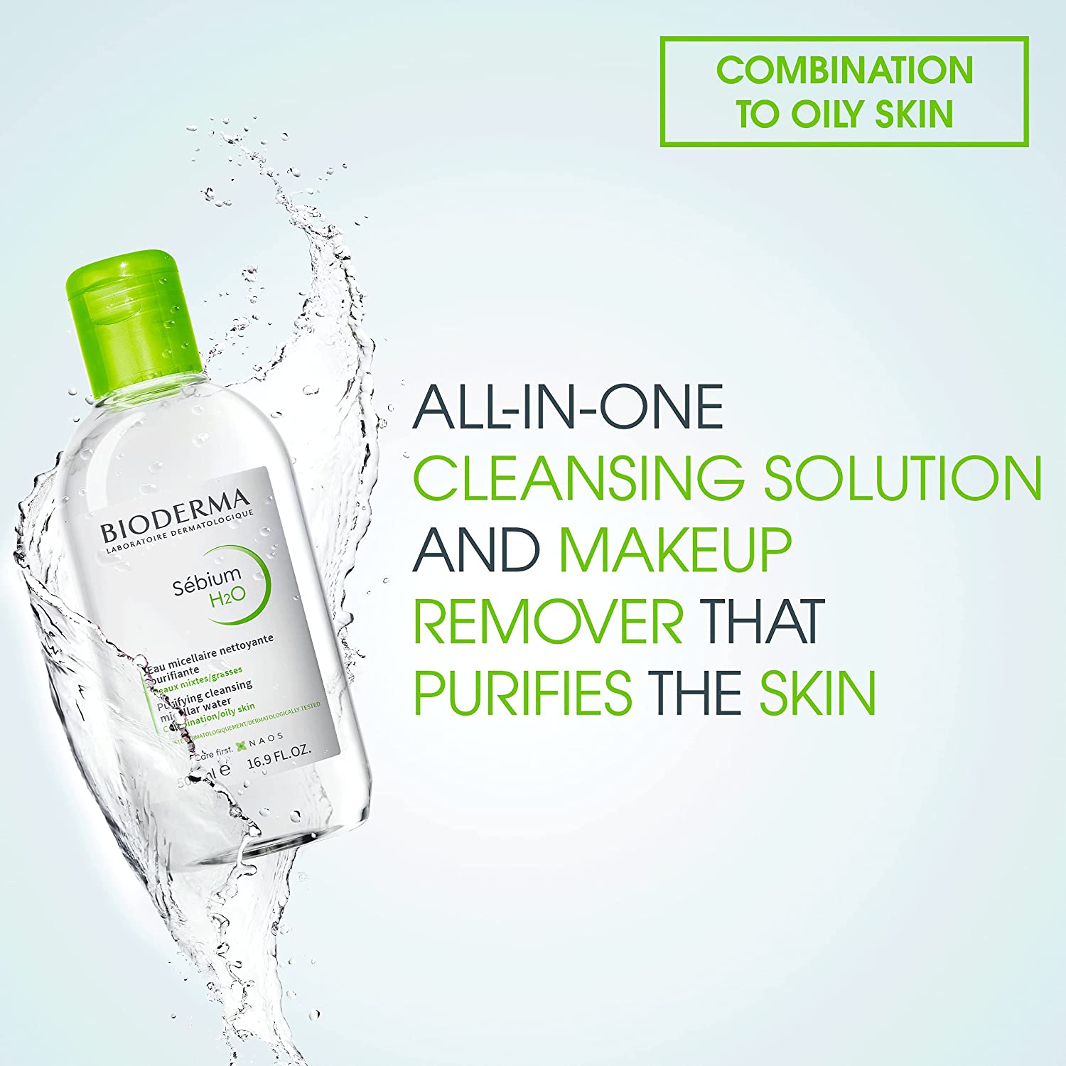 Bioderma Sebium H2O Micellar Water 500ml oily acne prone skin makeup remover Health Boutique