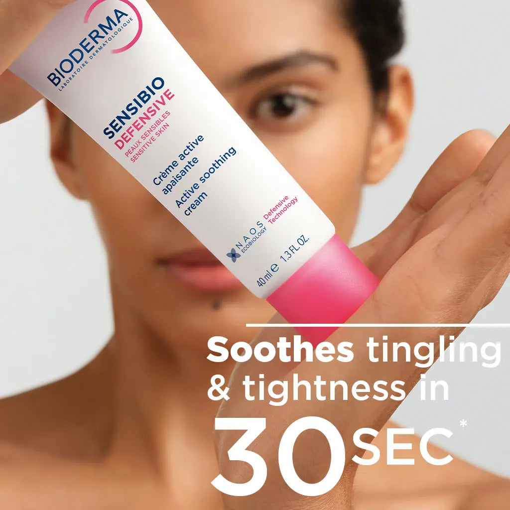 Bioderma Sensibio Defensive Active 40ml soothing cream sensitive skin barrier repair hydration Health Boutique