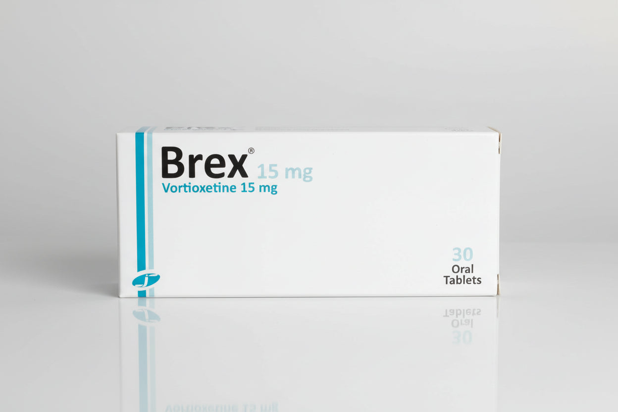Brex 15mg Aripiprazole 30 tablets box and blister pharmaceutical product Health Boutique