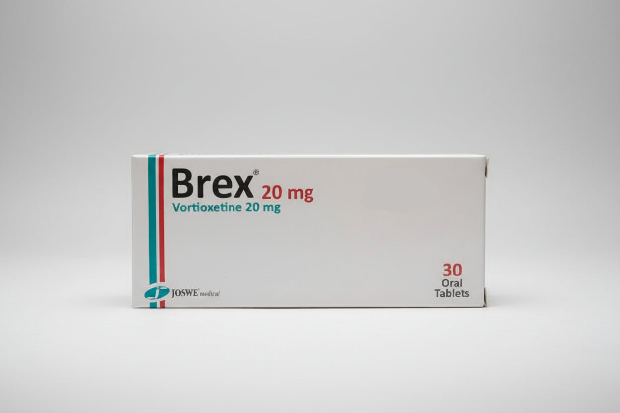 Brex 20mg Aripiprazole 30 tablets box and blister pharmaceutical product Health Boutique