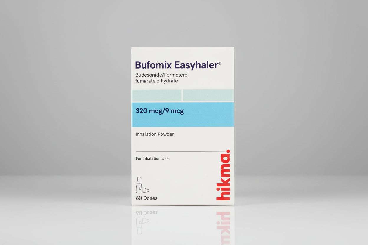 Bufomix Easyhaler 320/9 mcg budesonide formoterol inhaler 60 doses