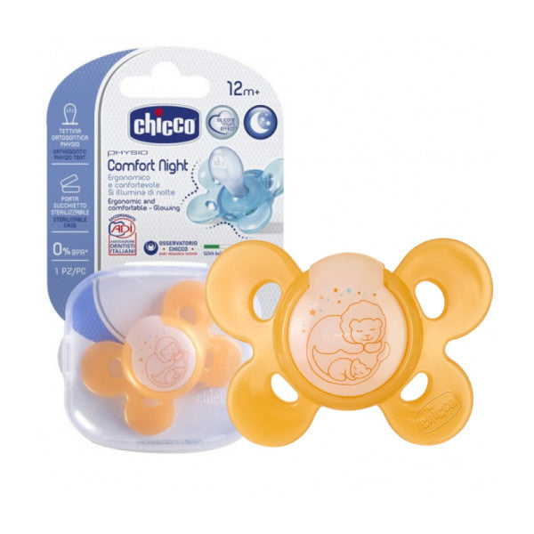 Chicco Soother Ph.comfort Lumi Sil 12m+1pc