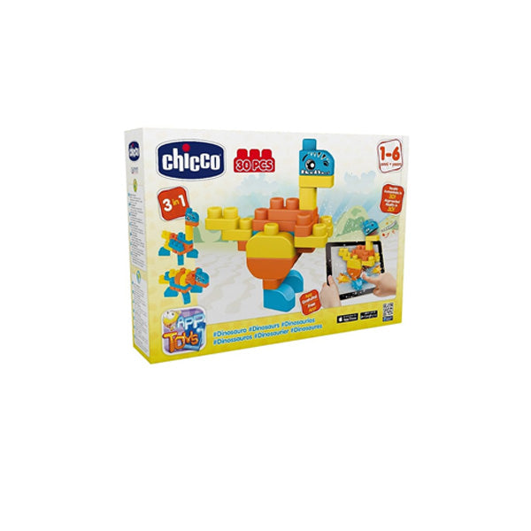 Chicco Blocks Set 30 Pcs Dinosaurs
