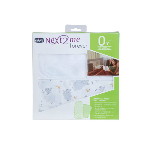 Chicco Duvet Cover Set 3pcs N2m Forever Grey Sheep
