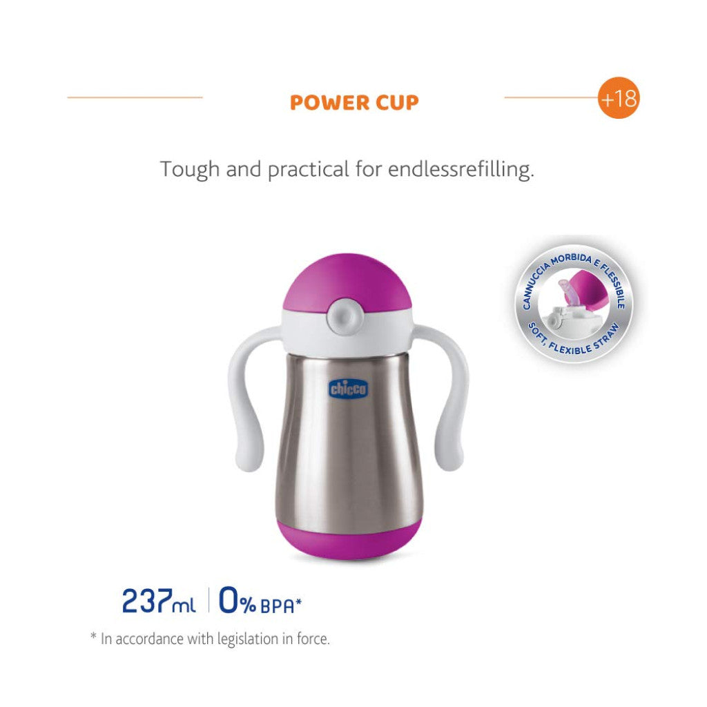 Chicco Inox Cup Girl 237ml