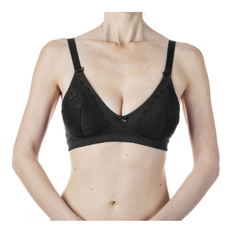 Chicco Nursing Cotton Bra Black