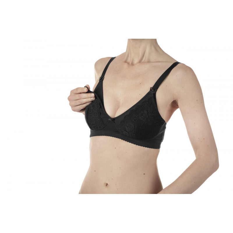Chicco Nursing Cotton Bra Black