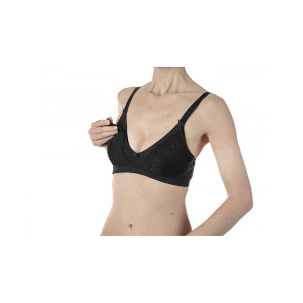 Chicco Nursing Cotton Bra Black