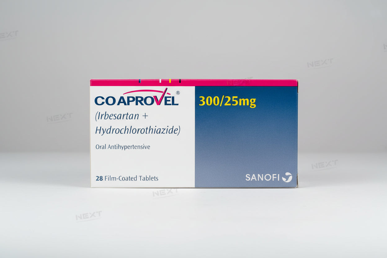 Co Aprovel 300/25 mg irbesartan hydrochlorothiazide blood pressure tablets 28