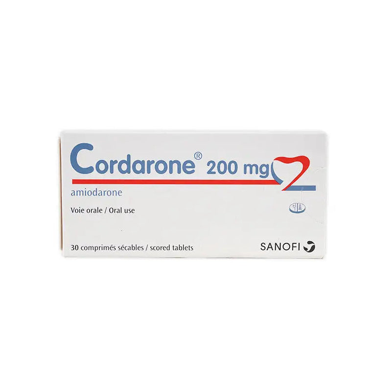 Cordarone 200mg amiodarone prescription tablets original packaging