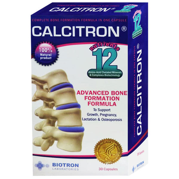 Calcitron capsules calcium magnesium zinc vitamin D3 bone health mineral supplement Health Boutique
