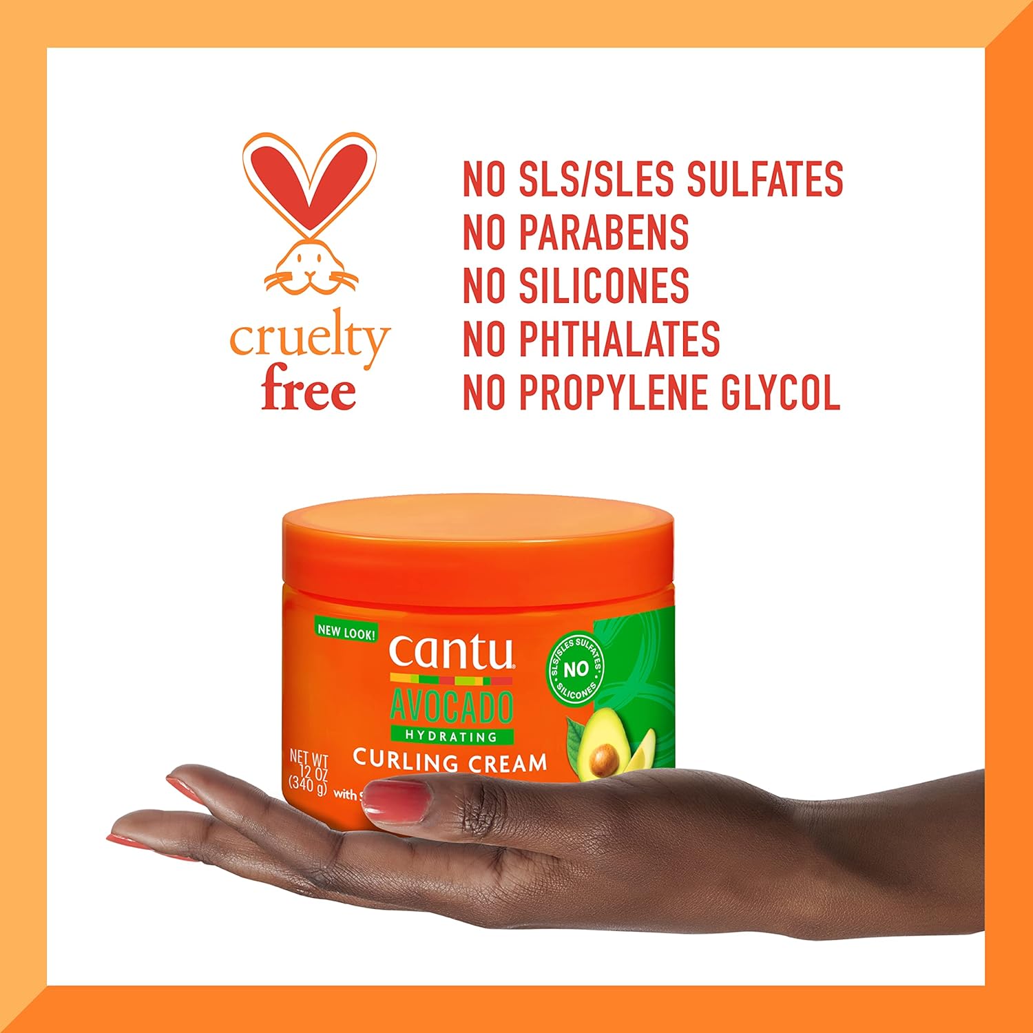 Cantu Avocado Curling Cream 340g moisturizing curl defining cream for textured hair Health Boutique