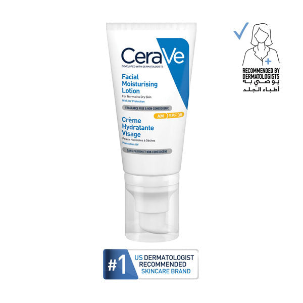 Cerave Am Facial Moisturizing Lotion Spf30 With Hyaluronic Acid 52ml