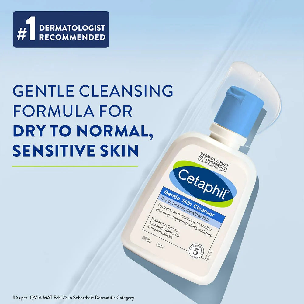 Cetaphil Gentle Skin Cleanser 125ml for sensitive skin Health Boutique