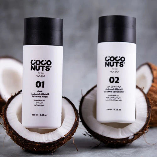 Coconuts Men Intimate Deodorant and Wash Package – Male Hygiene Set – Health Boutique JO