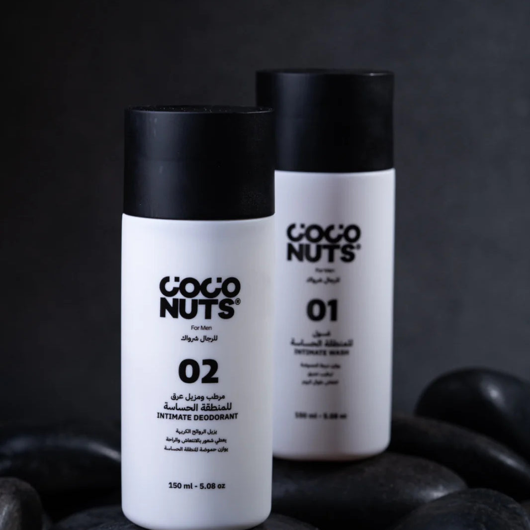 Coconuts Men Intimate Deodorant and Wash Package – Male Hygiene Set – Health Boutique JO