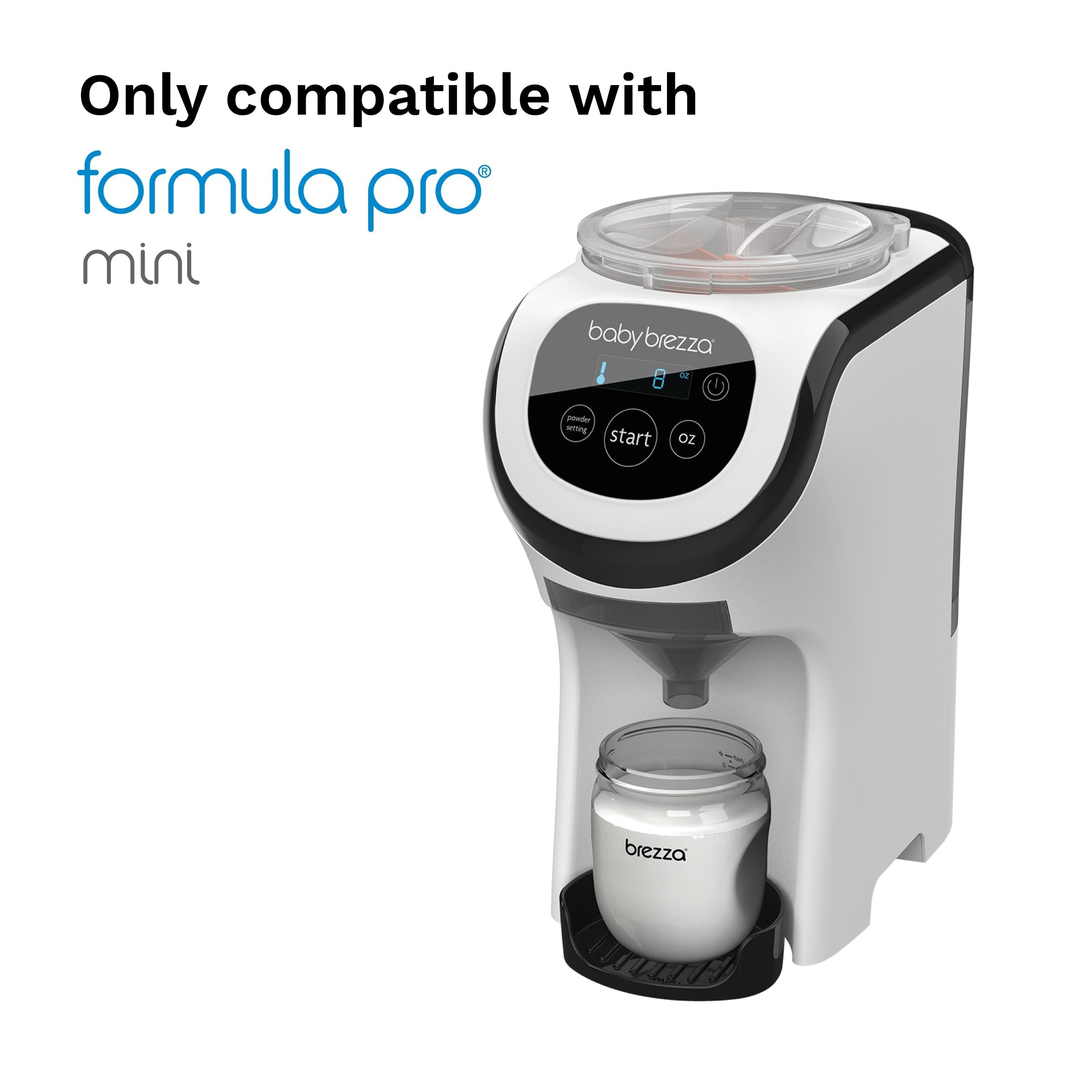Baby Brezza - Funnel and Funnel Cover - Formula Pro® Mini