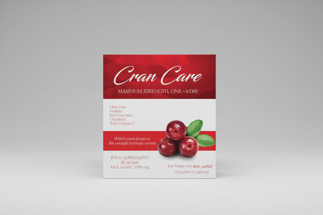Cran Care cranberry sachets 10 urinary tract health supplement bladder support Health Boutique