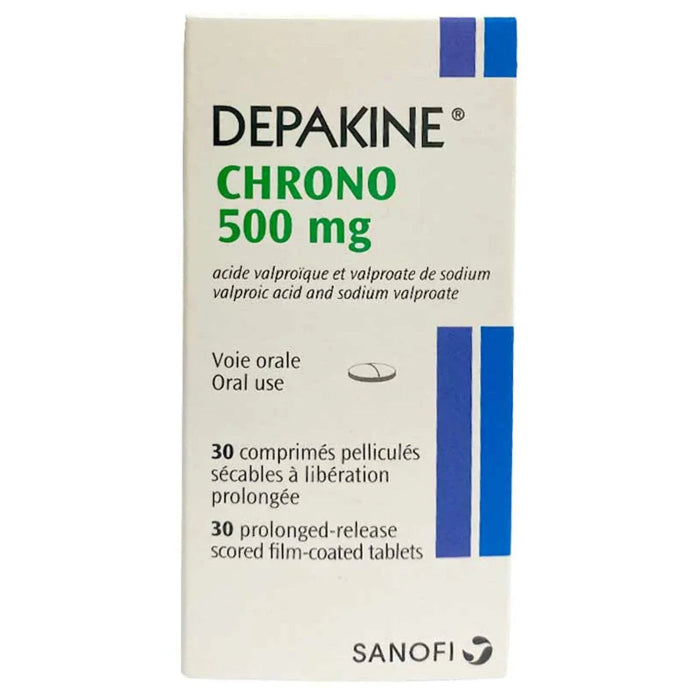 Depakine Chrono 500 mg sodium valproate prolonged-release tablets 30