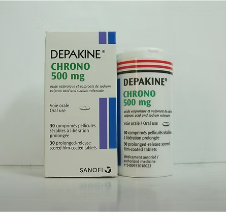 Depakine Chrono 500 mg sodium valproate prolonged-release tablets 30