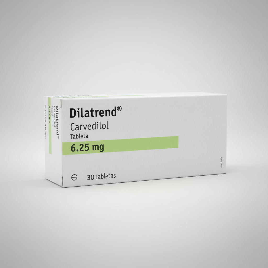 DILATREND® 6.25 MG (30 Tablets) – Cardiovascular Prescription Medicine