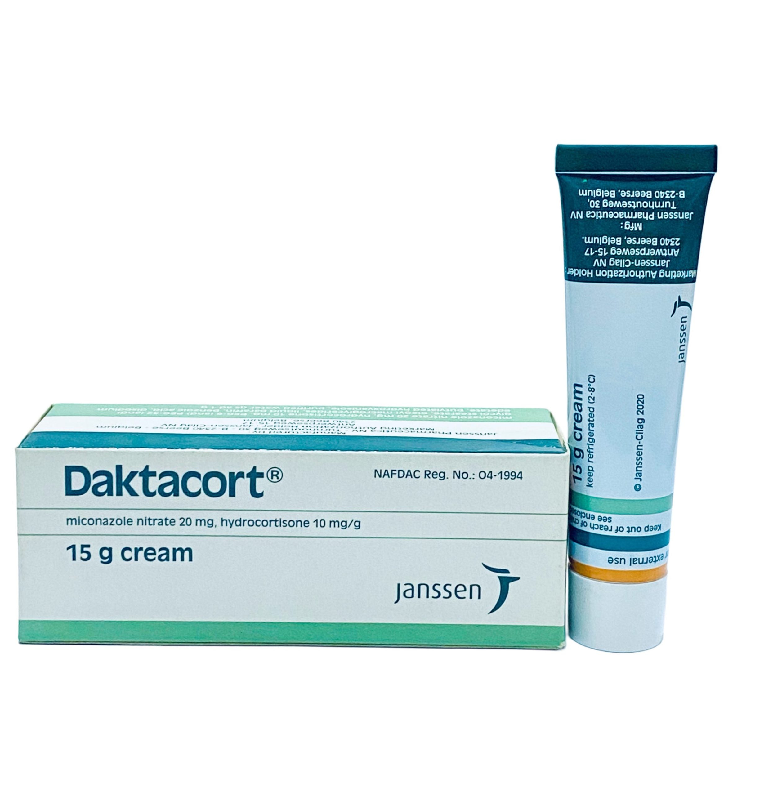 Daktacort miconazole nitrate hydrocortisone antifungal anti inflammatory skin cream 15 g tube Health Boutique