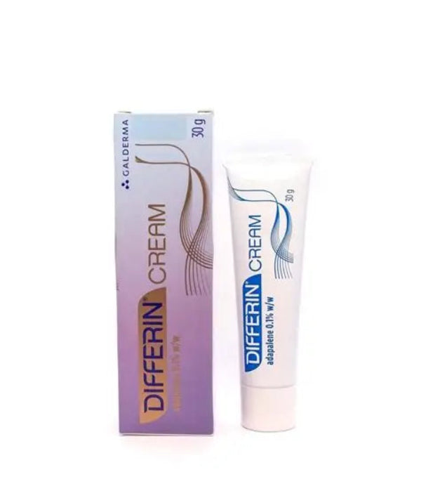 Differin 0.1% cream 30 g adapalene topical acne treatment