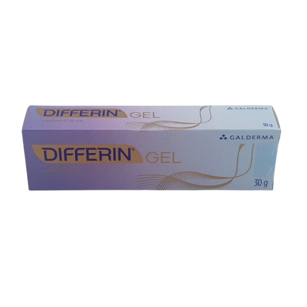 Differin 0.1% gel 30 g adapalene acne treatment
