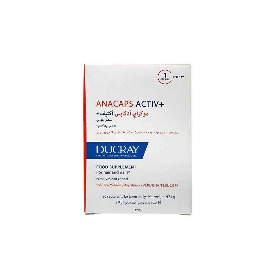Ducray Anacaps 30 Capsules -health boutique