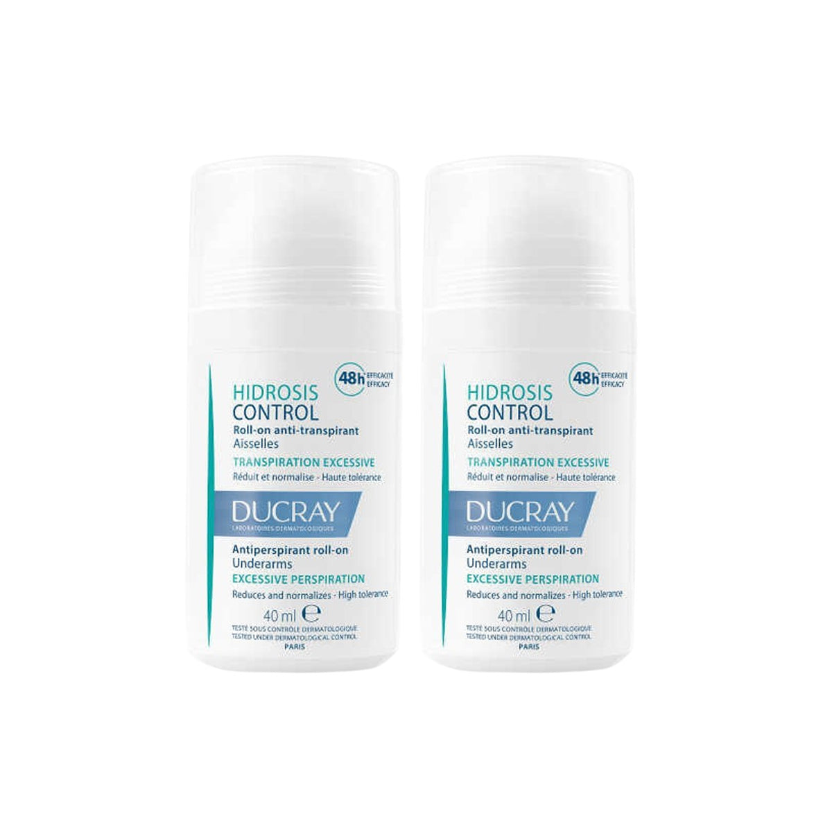 Ducray Hidrosis Roll-On 40ml Offer antiperspirant sweat and odor control sensitive skin Health Boutique