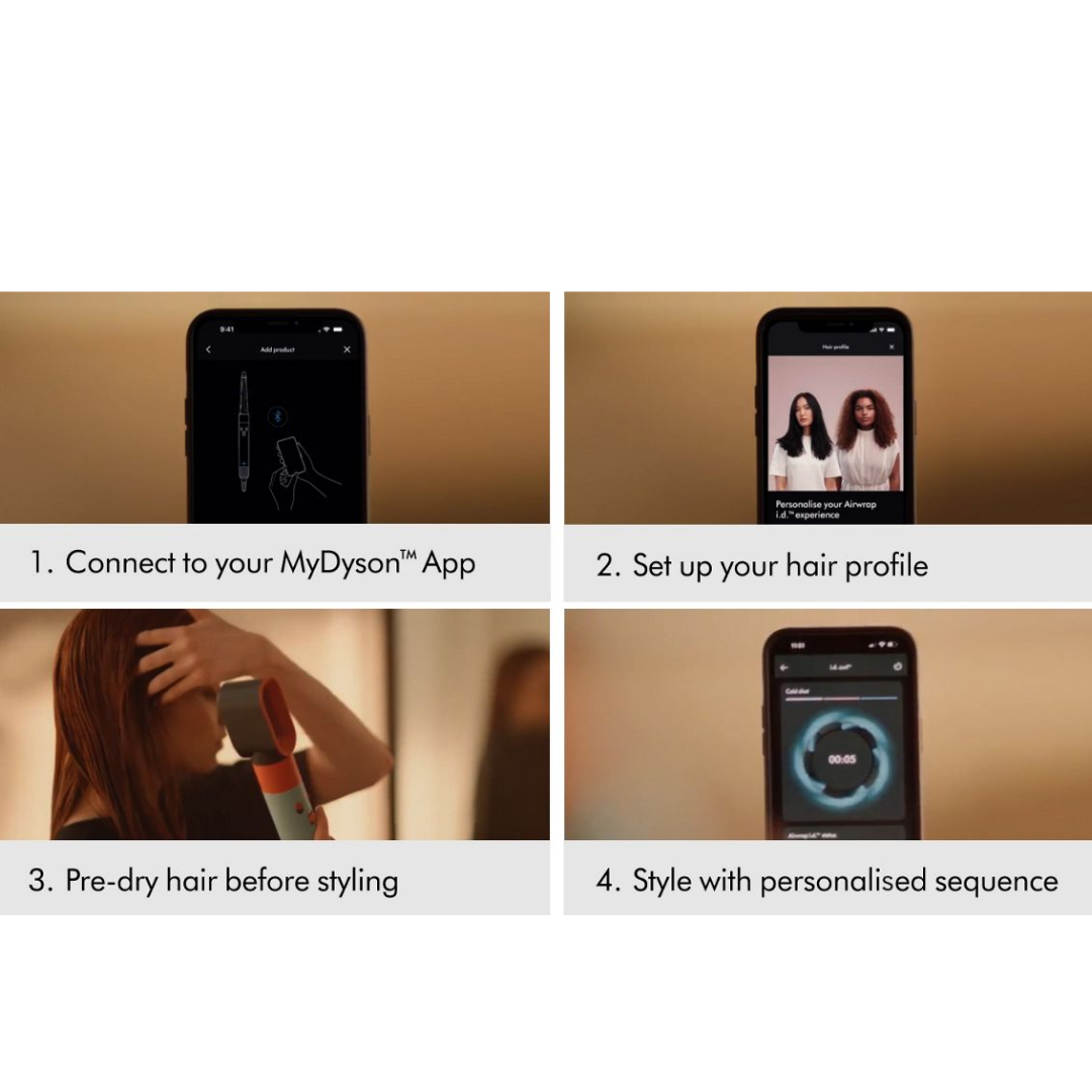 Dyson Airwarp ID MultiStyler & Dryer Straight To Wavy HS08 - Ceramic Patina