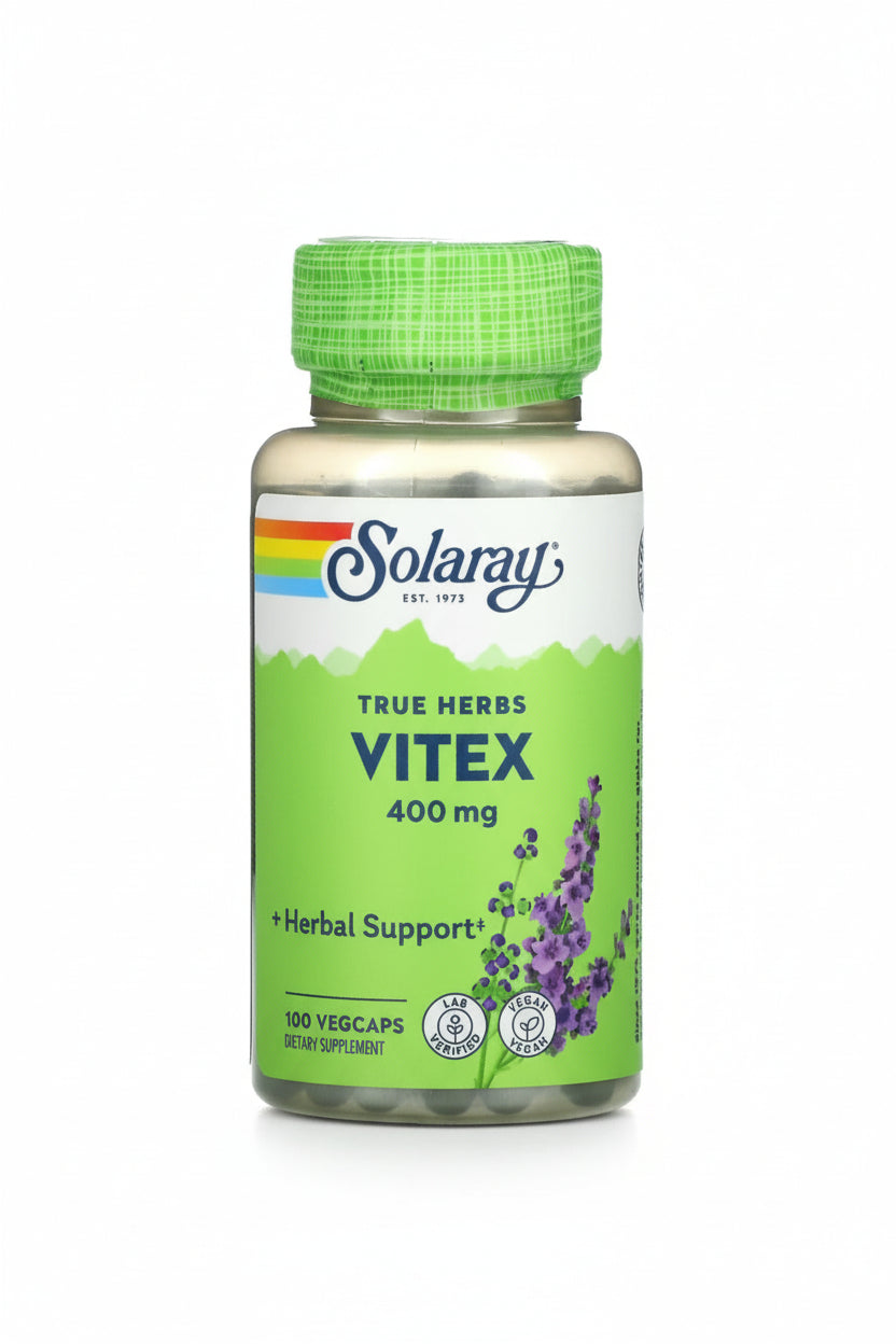 Solary Vitex, 400 mg, 100 VegCaps
تكيس المبايض
عشبة كف مريم