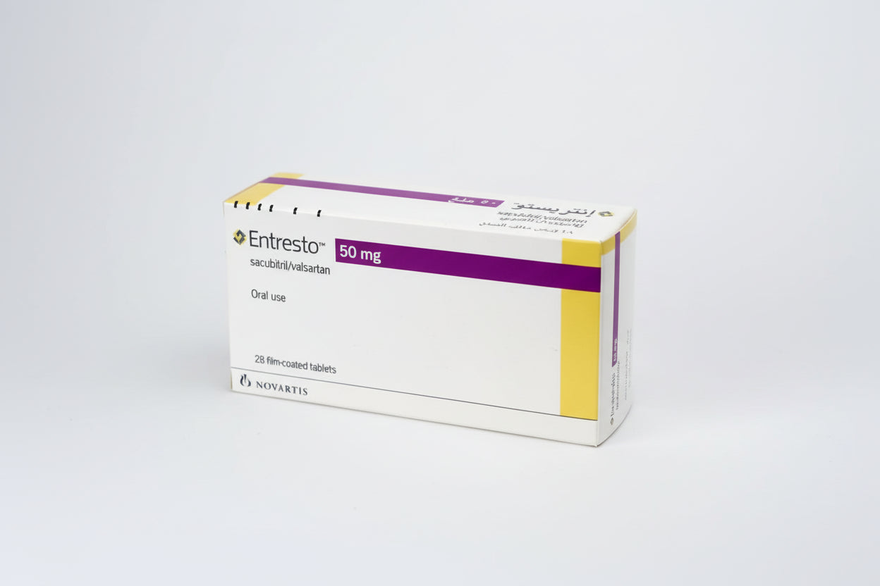 Entresto 50 mg sacubitril valsartan tablet 28 chronic heart failure medicine