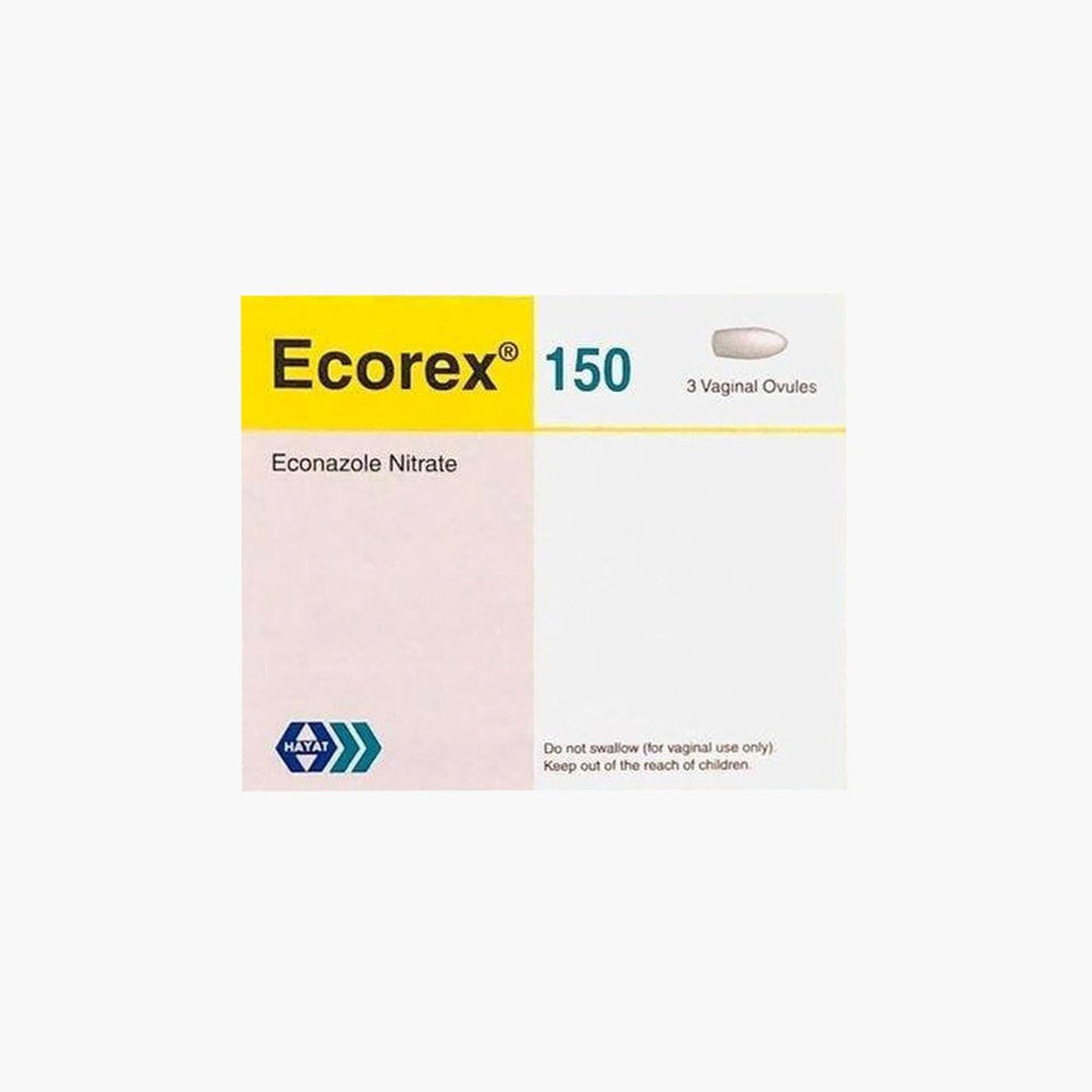 Ecorex 150 mg vaginal ovules 3 for yeast infection treatment
