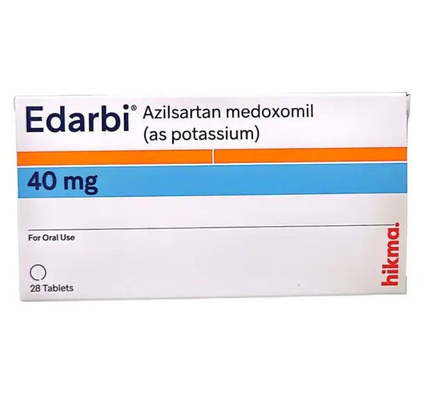 Edarbi 40 mg tablets azilsartan ARB hypertension 28 tablets