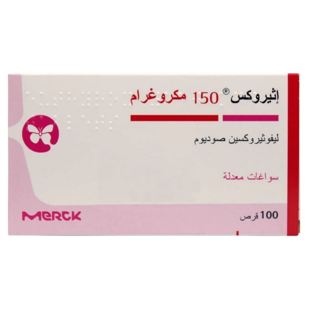 Euthyrax 150 mcg 100 tablets levothyroxine sodium high dose thyroid hormone blister pack