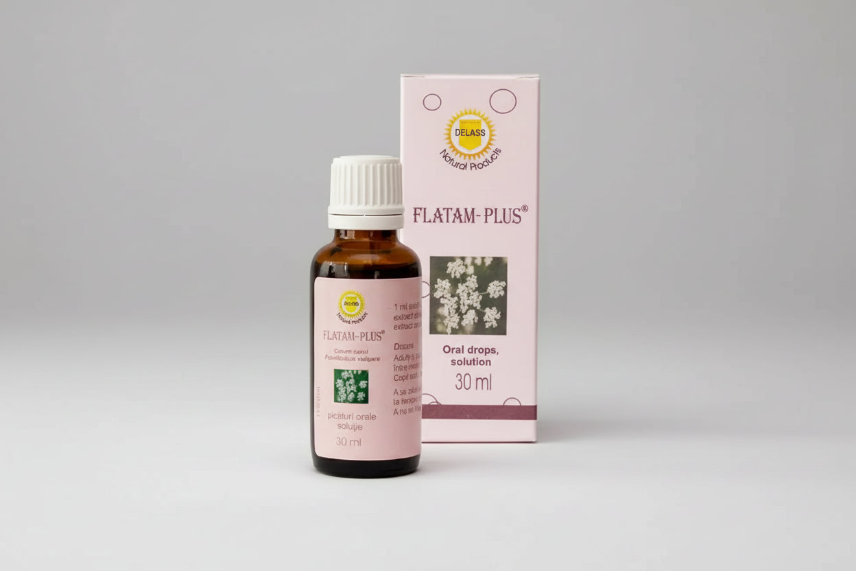 Flatam Plus drops infant gas colic abdominal discomfort relief