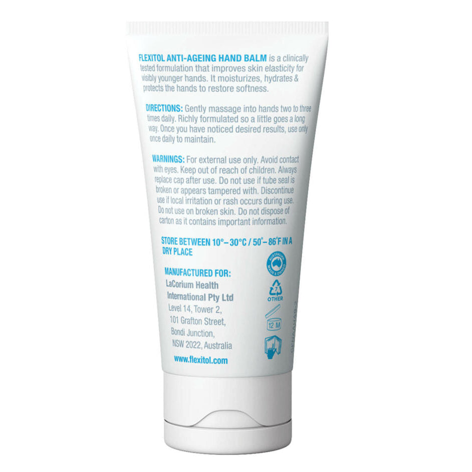 Flexitol Anti-Ageing Hand Balm 40g SPF 15 firming anti ageing hand treatment Health Boutique