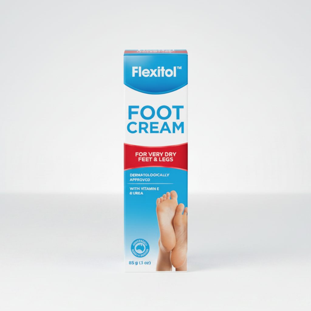 Flexitol Moisturizing Foot Cream 85g hydration treatment for dry rough cracked feet Health Boutique