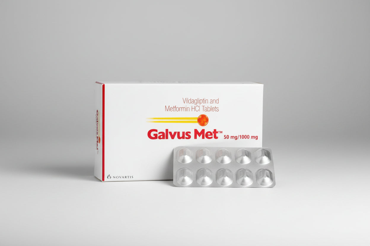 Galvus Met 50/1000 mg vildagliptin metformin tablet 30 type 2 diabetes medicine