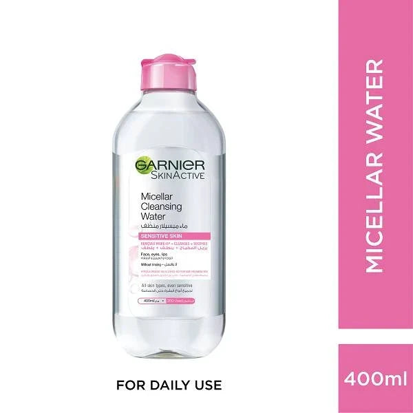 Garnier Micellar Cleansing Water 400ml gently removes makeup and cleanses skin Health Boutique