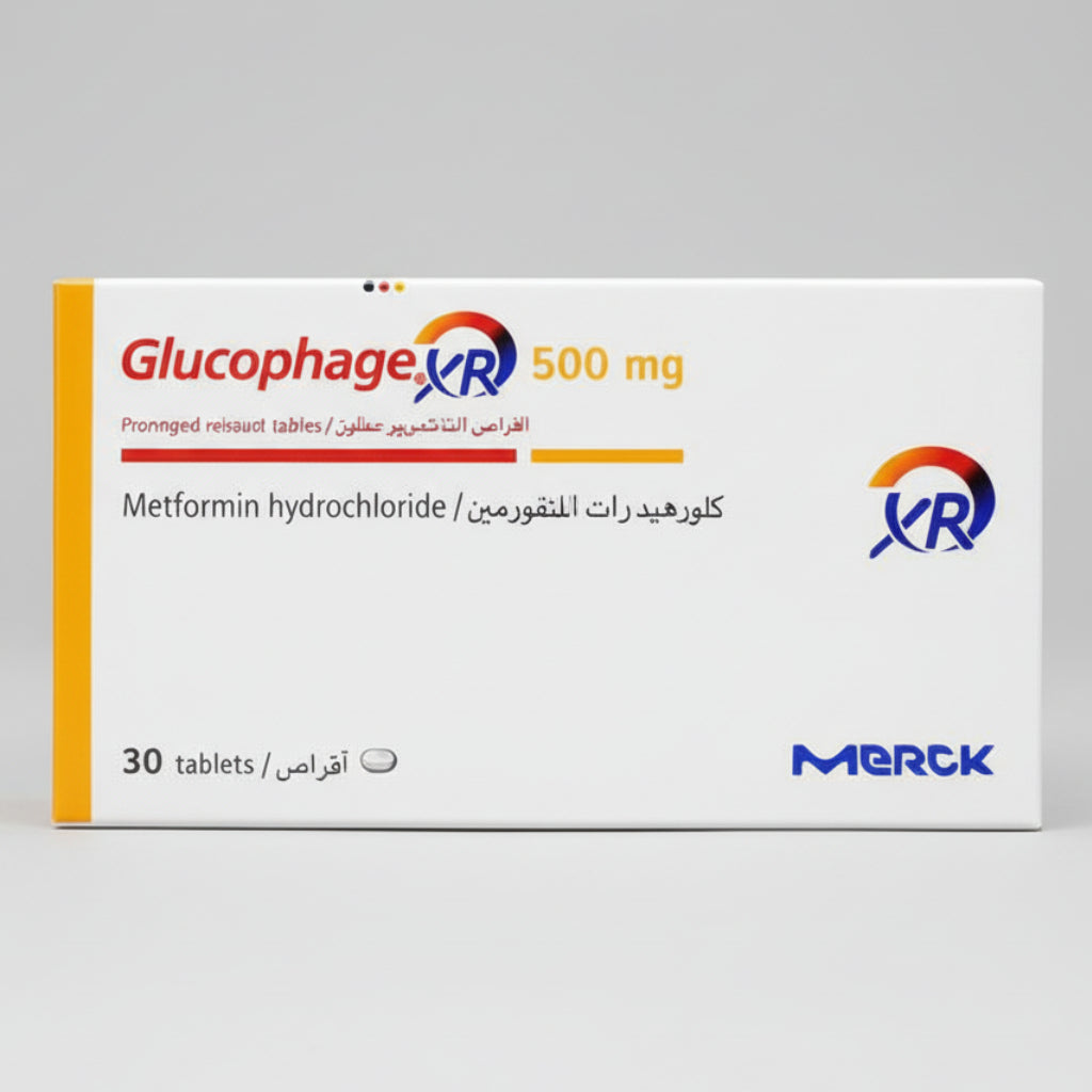 Glucophage® XR 500 mg (30 Tablets) – Type 2 Diabetes Therapy
