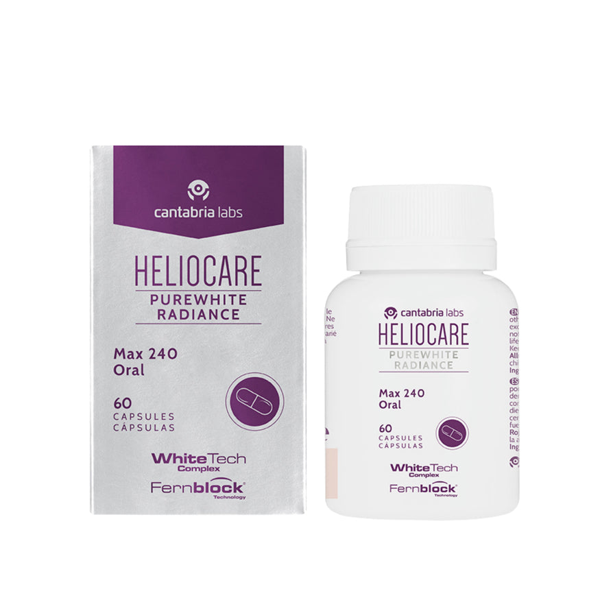 Heliocare Purewhite Radiance Max 240
60 capsules - the health boutique Jordan