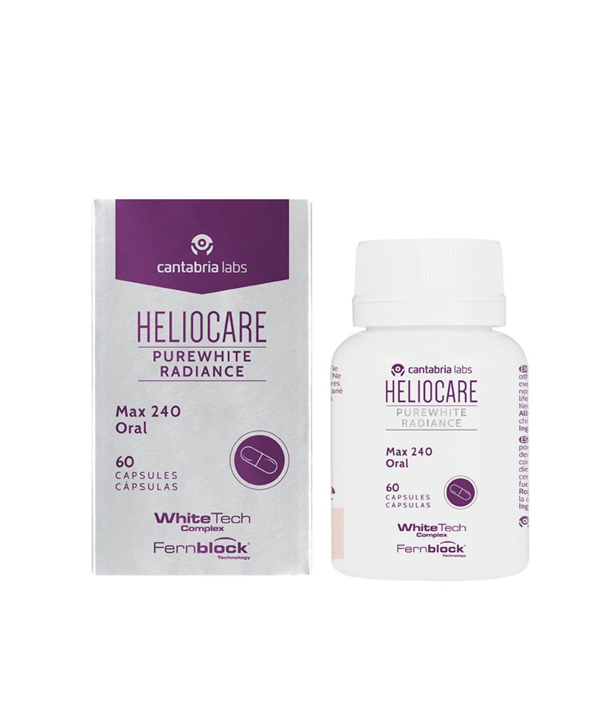 Heliocare Purewhite Radiance Max 240
60 capsules - the health boutique Jordan